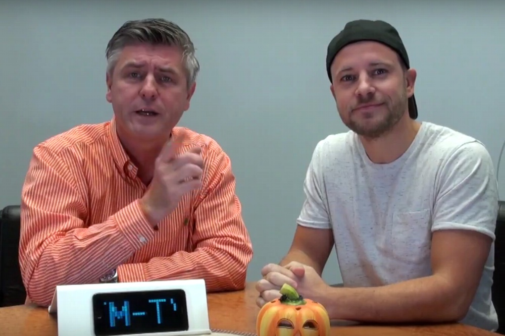 Norman Landgraf und Martin Hoch im Vorspiel. Foto: Screen Video Heimspiel TV