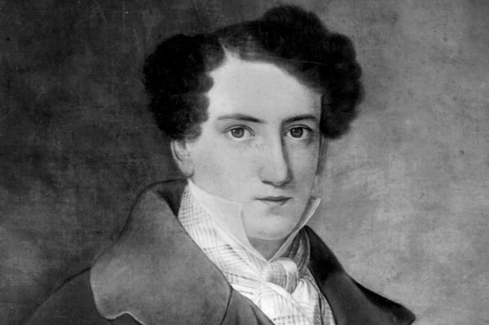 Anton Philipp Reclam (1807–1896) in jungen Jahren. Fotografie nach dem verschollenen Gemälde eines unbekannten Malers/einer unbekannten Malerin, um 1830. Foto: Reclam Verlag, Ditzingen