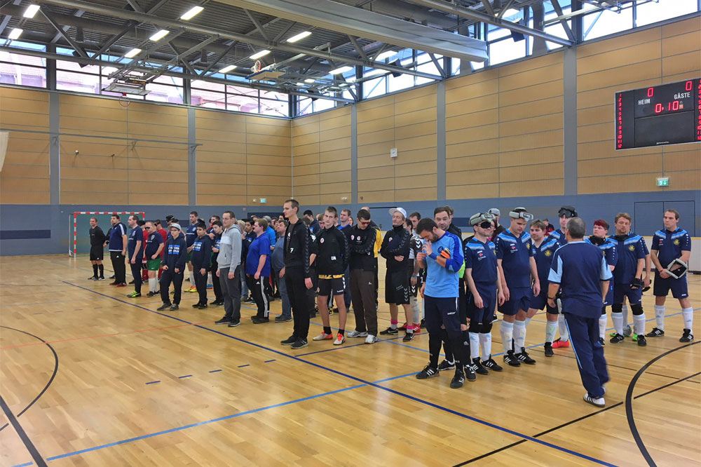 Blindenfußballcup 2017. Foto: 1. FC Lokomotive Leipzig