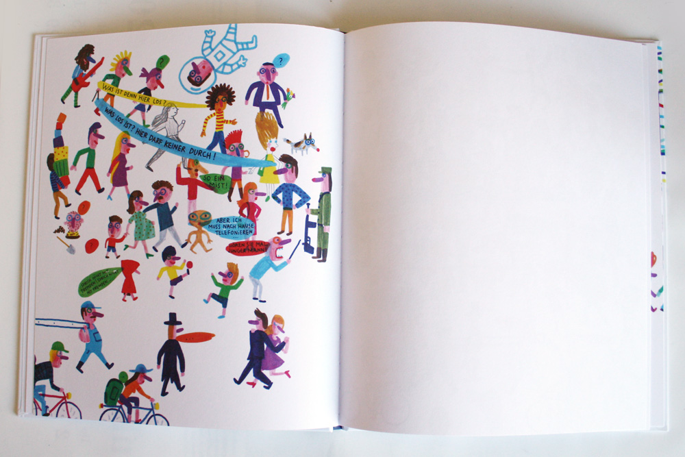 Aufgeblättert: Hier kommt keiner durch. Foto: Ralf Julke