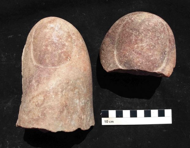 Teile der gefundenen Zehen von Psammetich I. Foto: Dr. Dietrich Raue/Universität Leipzig