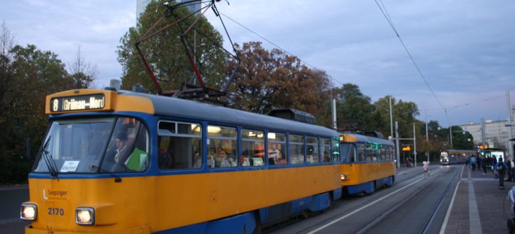 Bewährter Lastesel: Tatra-Straßenbahn. Foto: Ralf Julke