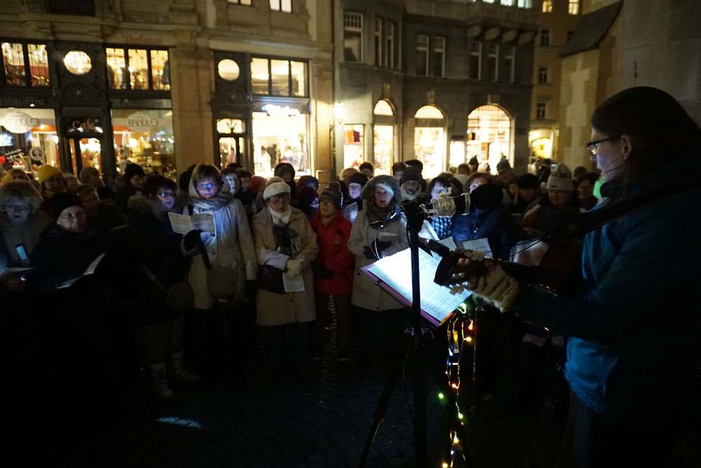 Bürgersingen im Advent: Foto: Stiftung „Bürger für Leipzig“