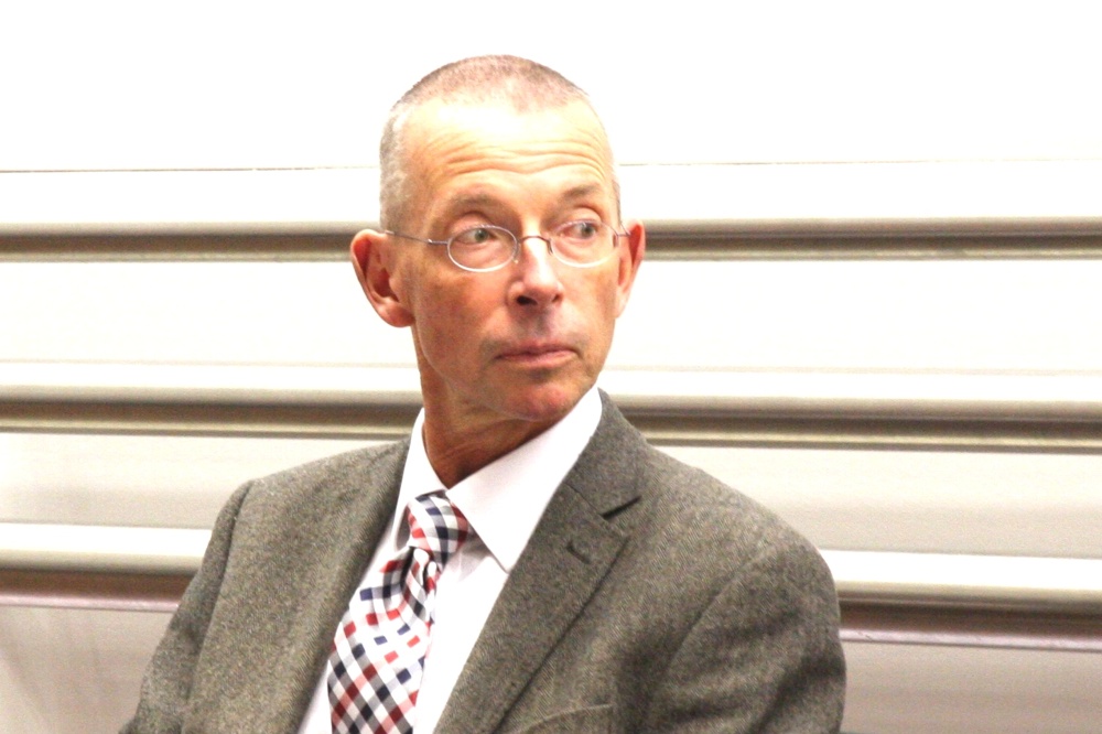 Dr. Thomas Rauscher unter Druck. Foto: Michael Freitag (2016)