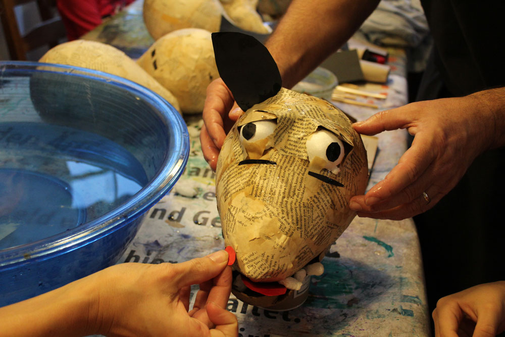 Fabelhafte Wesen entstehen im Unikatum Kindermuseum. Macht mit! Foto: Unikatum