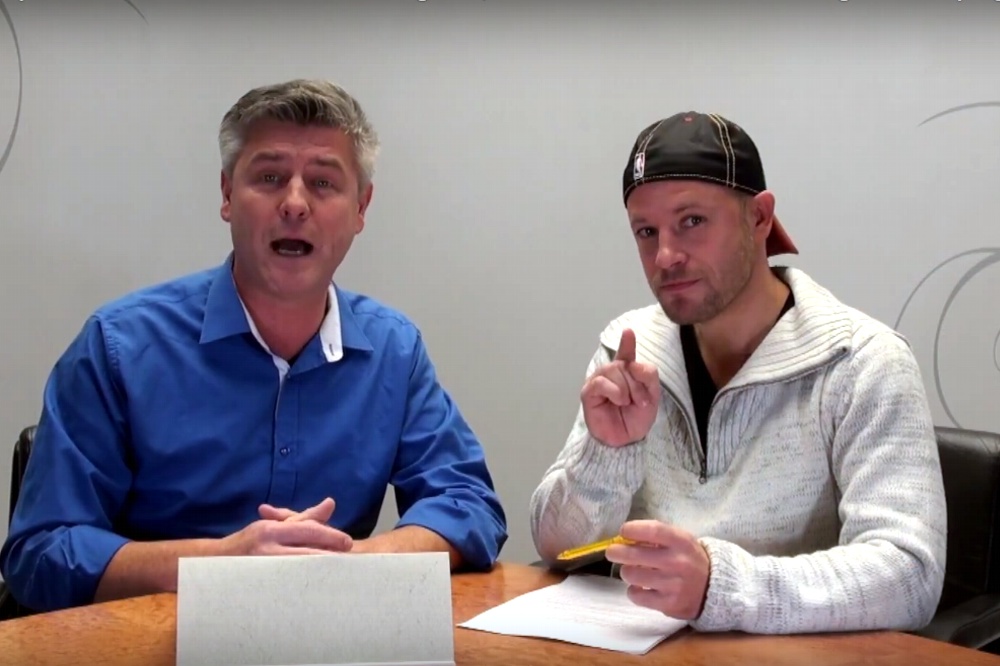 Augen auf bei Norman Landgraf und Martin Hoch. Foto: Video Heimspiel TV