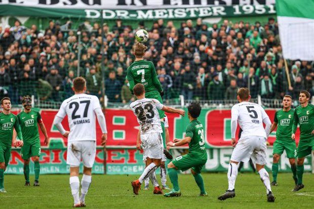 BSG Chemie gg. Budissa Bautzen; Alfred-Kunze-Sportpark, 11.11.2017. Foto: BSG Chemie Leipzig/Christian Donner