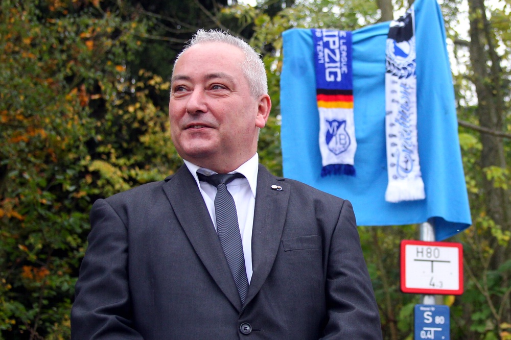 Andre Göhre forscht in seiner Freizeit zur Sportgeschichte Leipzigs. Foto: Jan Kaefer