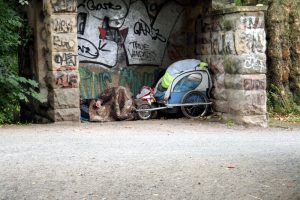Ungewollte Obdachlosigkeit in Leipzig. Foto: Ralf Julke