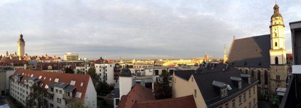 Ein freier Blick über Leipzig. Foto: Privat 