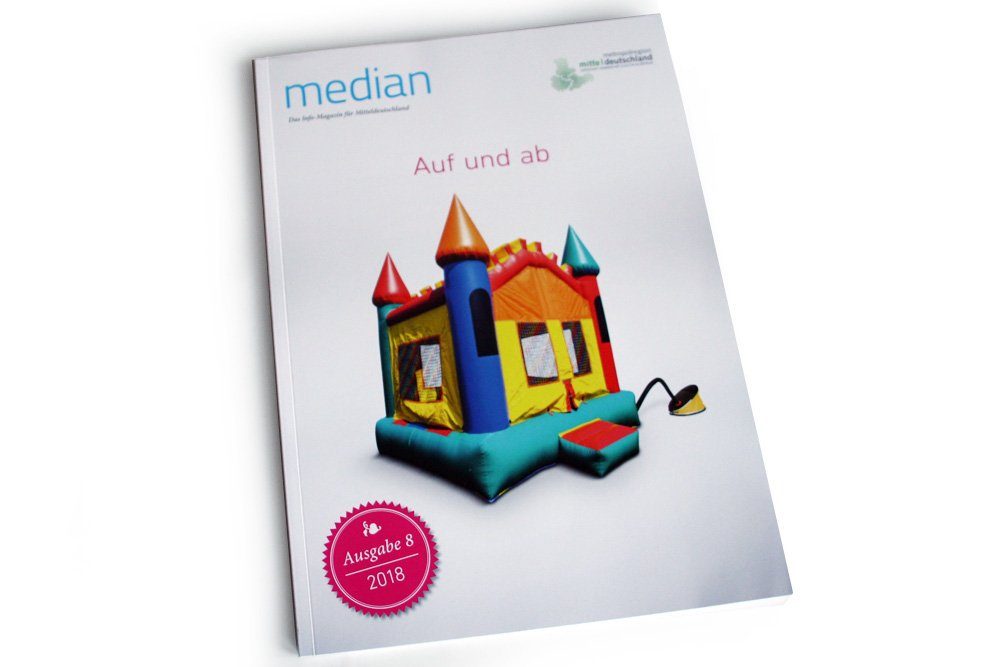 „Median“-Ausgabe 8: Auf und ab. Foto: Ralf Julke