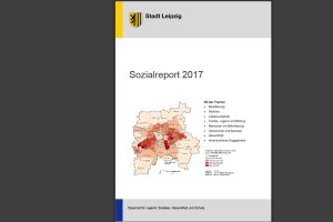 Sozialreport 2017. Cover: Stadt Leipzig