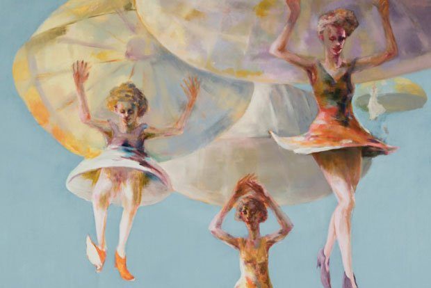 Ankunft. Malerei: Tjark Ihmels