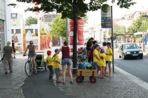 Brisanter Ort für Fußgänger in Connewitz. Foto: Ralf Julke