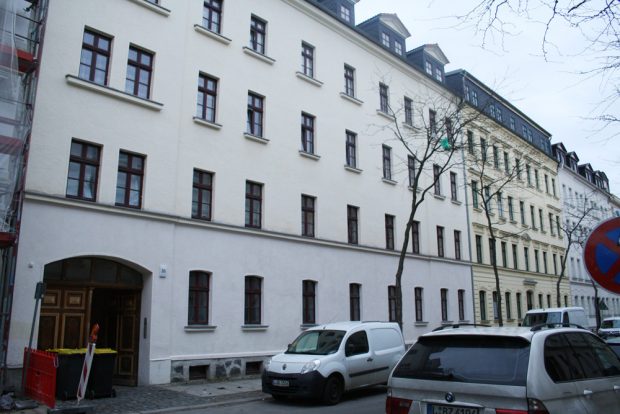 Ludwigstraße 36 / 38, das Haus der Witwe Henze. Foto: Ralf Julke