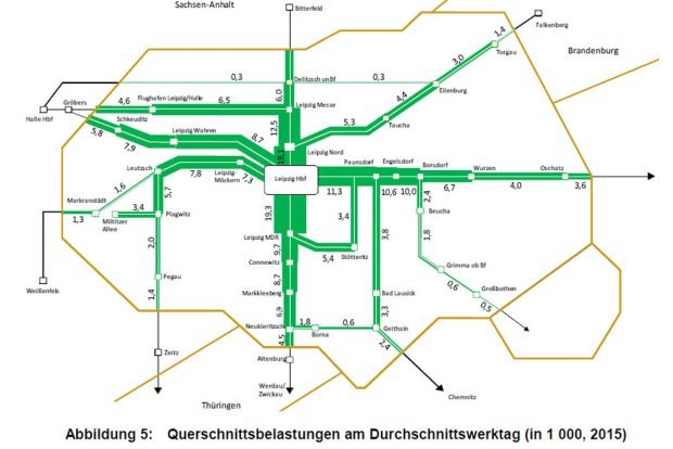 Einsteiger im Mitteldeutschen S-Bahn-Netz. Karte: ZVNL