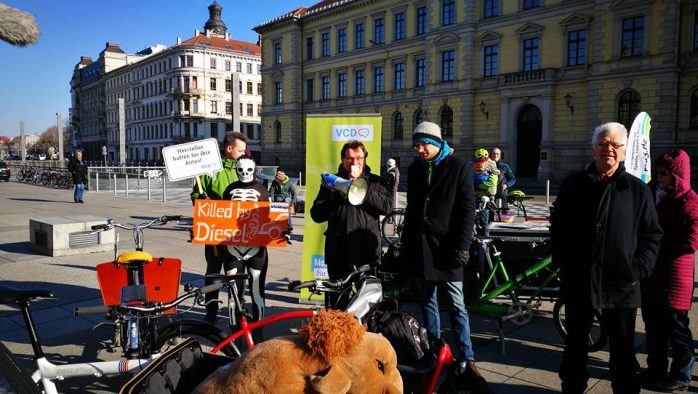 Demo am 22.02.2018 vor dem Bundesverwaltungsgericht. Foto: Andreas Bernatschek