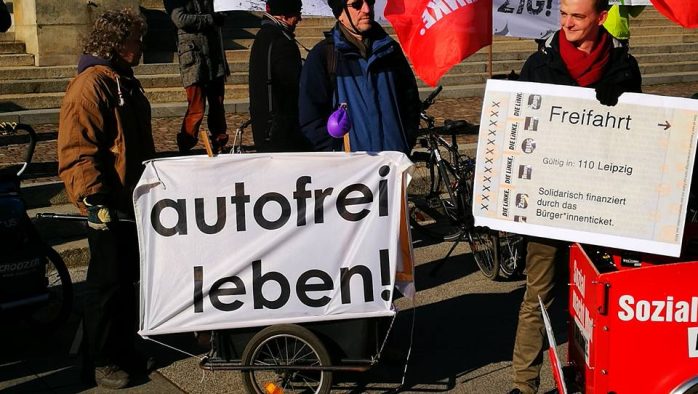 Demo am 22.02.2018 vor dem Bundesverwaltungsgericht. Foto: Andreas Bernatschek