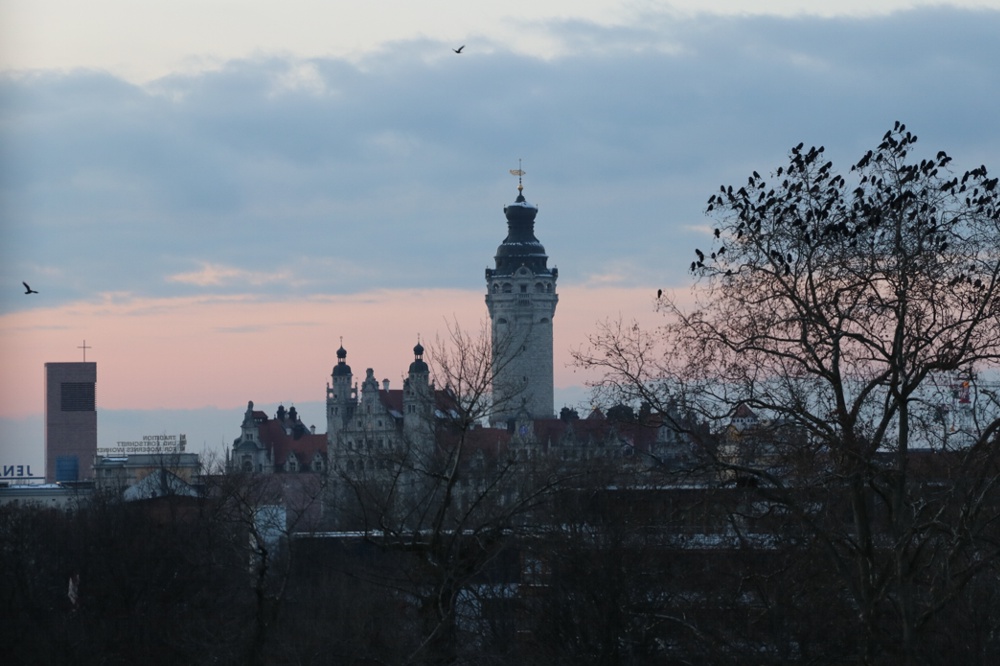 Memento mori. (vom Uniklinikum aus). Foto: L-IZ.de