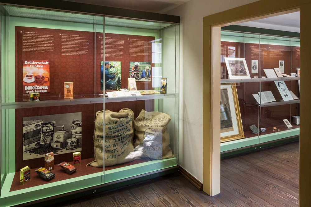 Ausstellungsteil Fair Trade. Foto: Coffe Bau/Franke