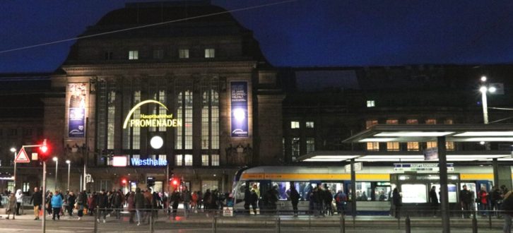 LVB-Haltestelle am Hauptbahnhof. Foto: L-IZ.de