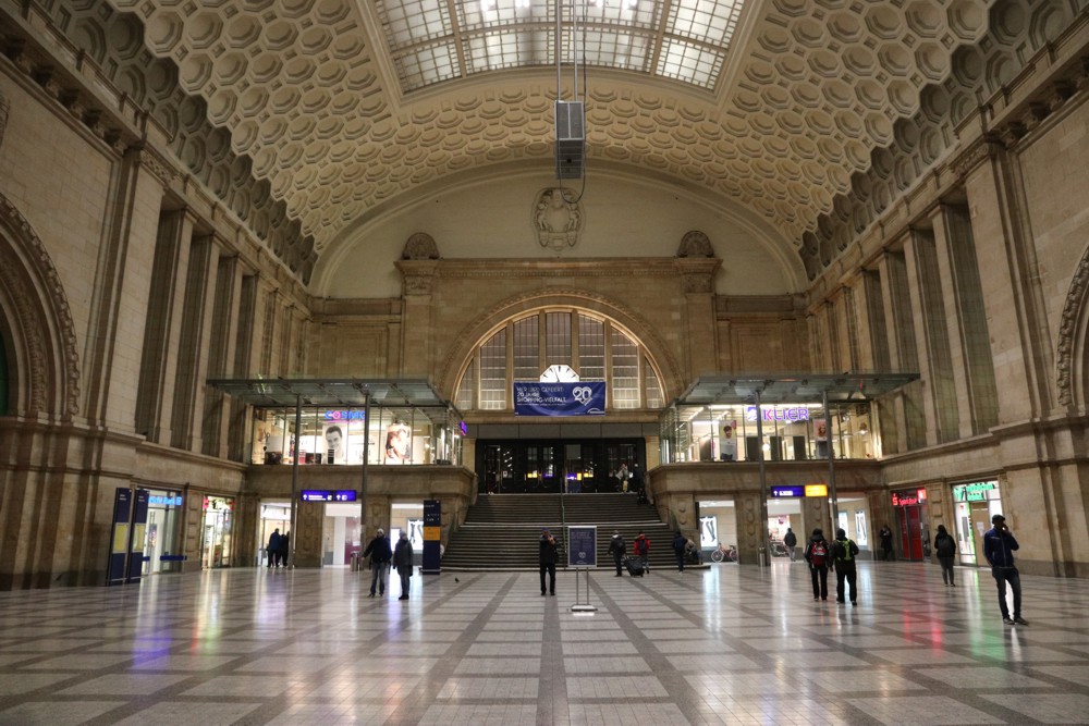 Hauptbahnhof Leipzig, Westhalle. Foto: L-IZ.de