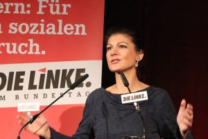 Anfang 2018 war Sahra Wagenknecht (MdB, Die LINKE) auf Einladung der Leipziger Linken im Felsenkeller. Foto: L-IZ.de