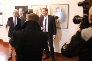 Eröffnung der OBM-Galerie am 2. Februar. Foto: Ralf Julke