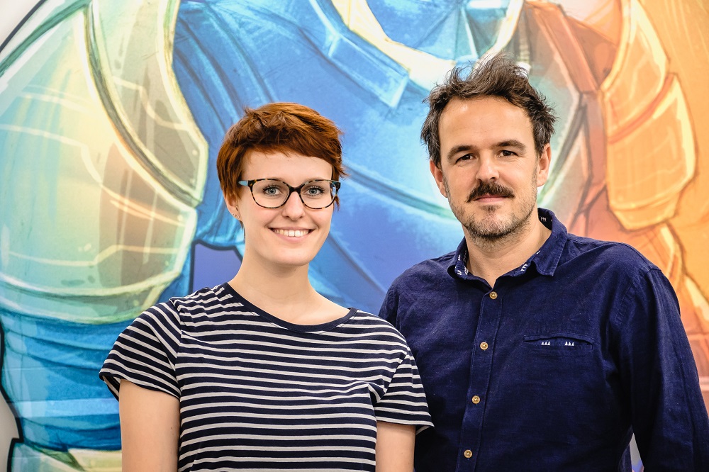 Sarah Bohnert und Lars Voigt. Foto: Andi Weiland