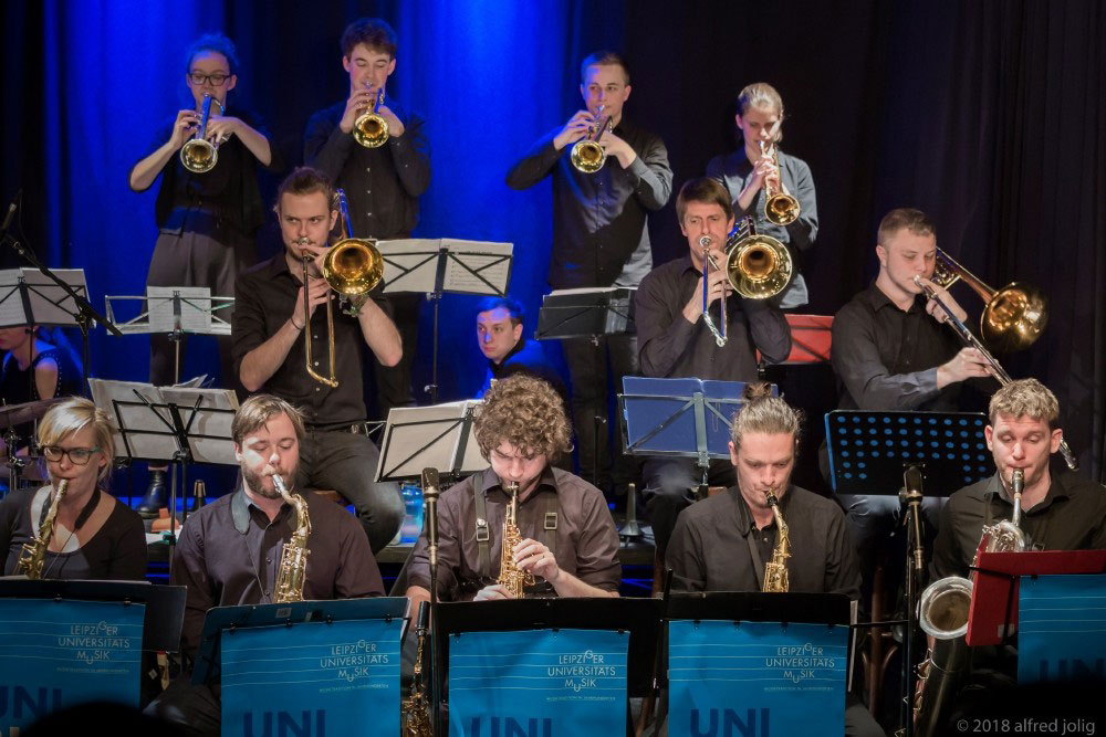 Uni-Bigband. Foto: Alfred Jolig