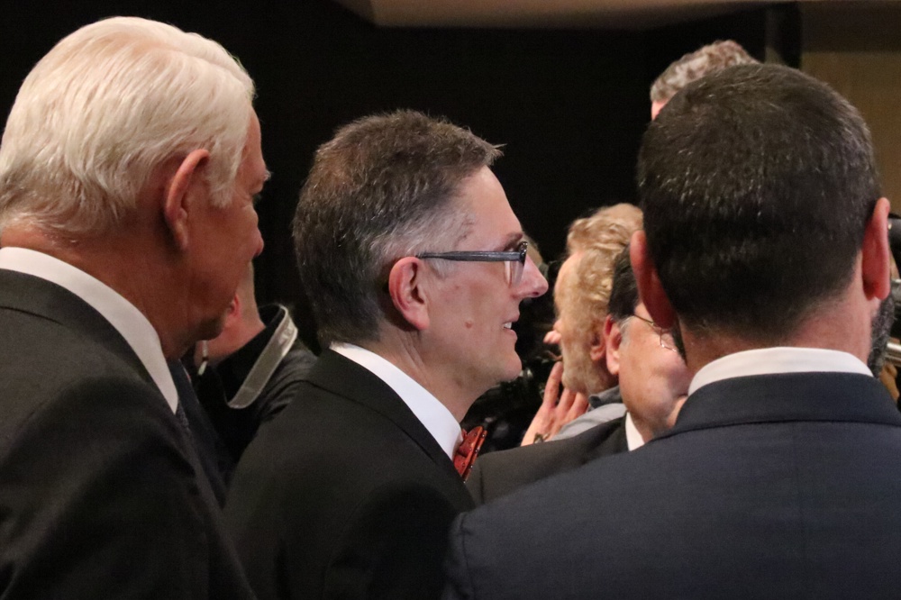 Im Jahr 2018: Oliver Zille hatte eine gute Bilanz dabei, da die Buchmesse vor der Pandemie wuchs. Foto: LZ