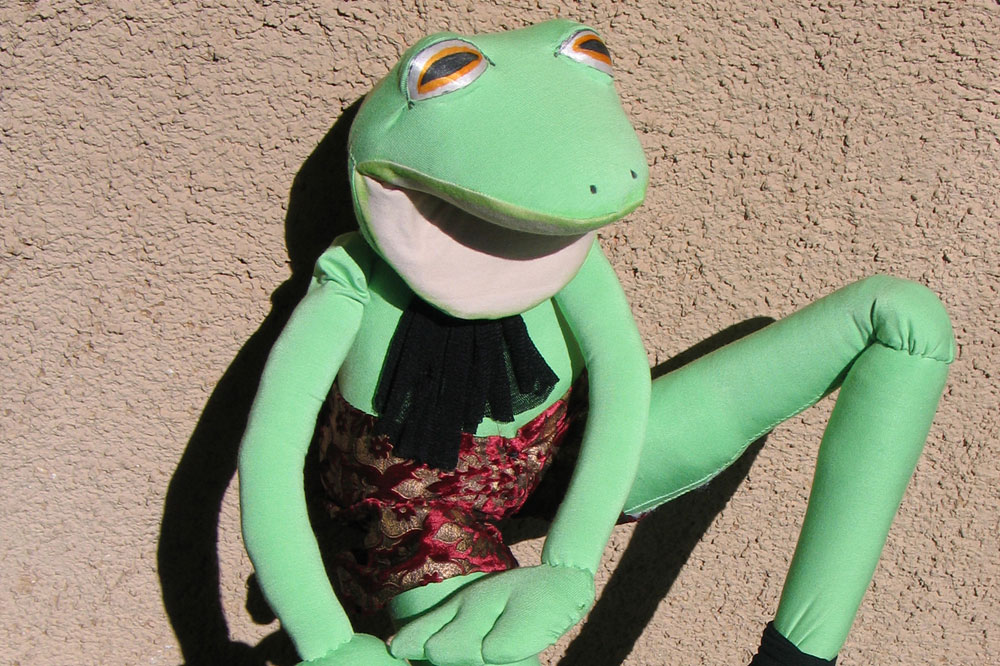 Der Froschkönig. Foto: THEATER IM GLOBUS – Figurentheater Leipzig