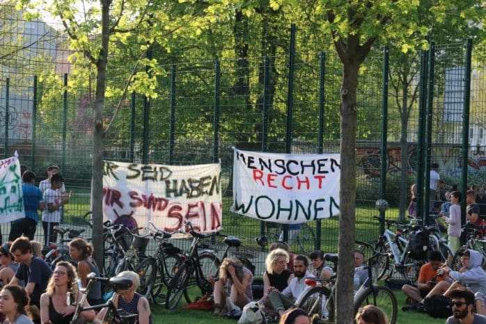 Ausklang am Rabet an der Eisenbahnstraße. Foto: L-IZ.de