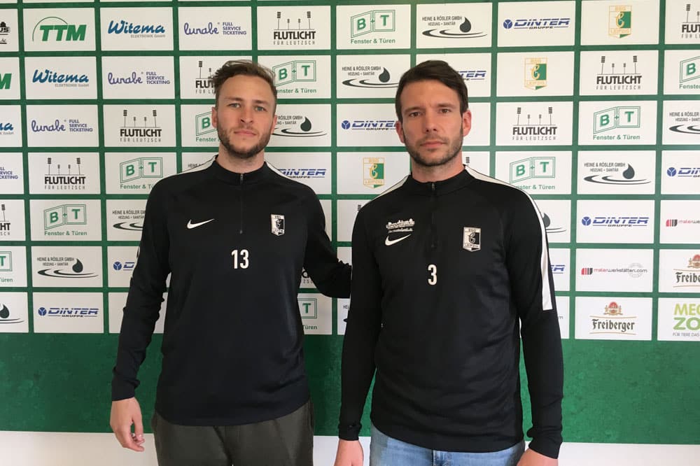 Benjamin Schmidt (links), Stefan Karau (rechts). Foto: BSG Chemie Leipzig