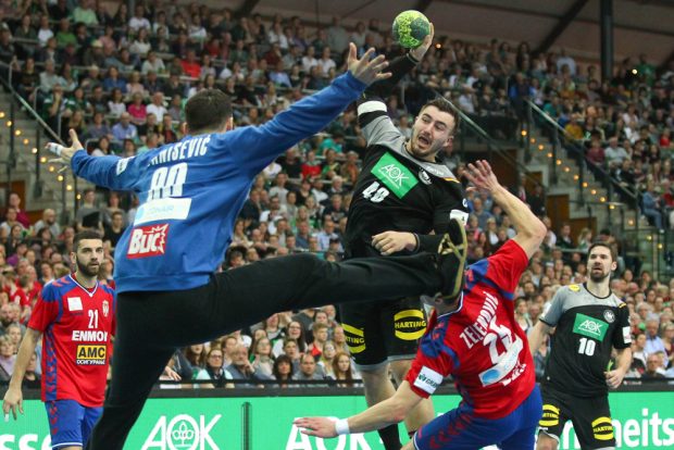 Jannik Kohlbacher (HSG Wetzlar) traf dreimal. Foto: Jan Kaefer