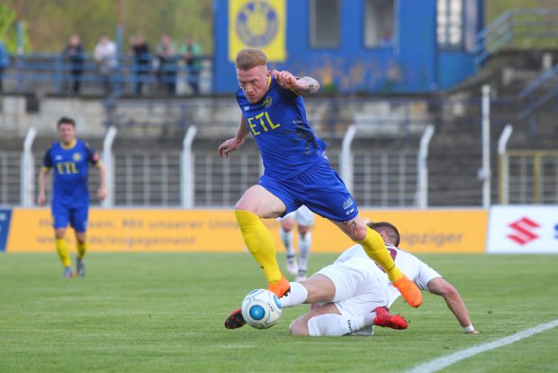 Maik Georgi (Lok) mit Drang nach vorn. Foto: Jan Kaefer