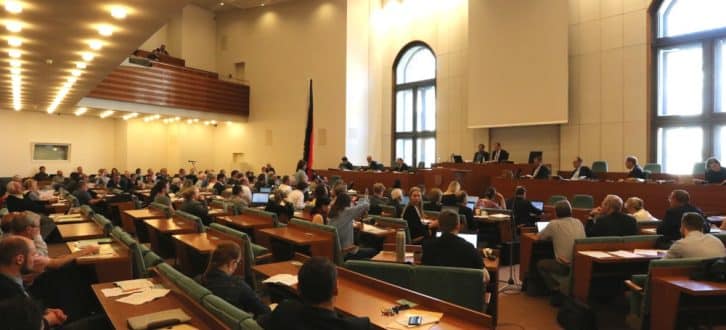 Die Ratsversammlung im Leipziger Neuen Rathaus. Foto: L-IZ.de