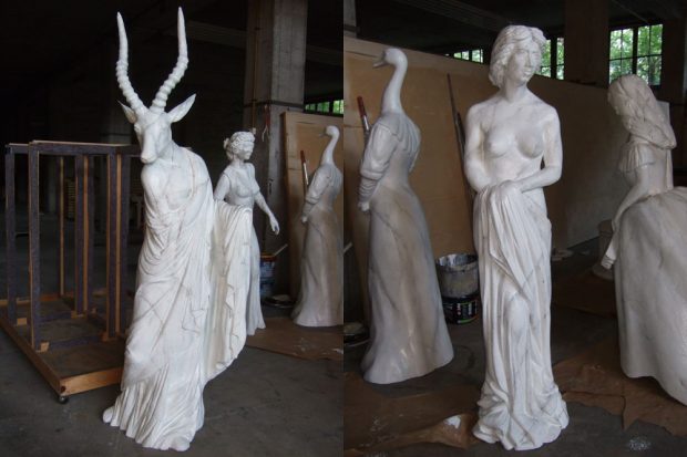 Wer hat die Figuren nach dem 9. April 2018 gesehen? Foto: Oper Leipzig