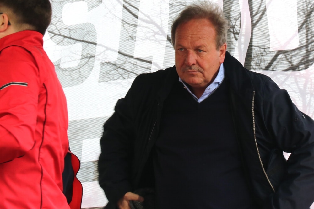 Überaus entschlossen vor der nächsten Verhandlungsrunde - der Verdi-Chef Frank Bsirske in Leipzig. Foto: L-IZ.de