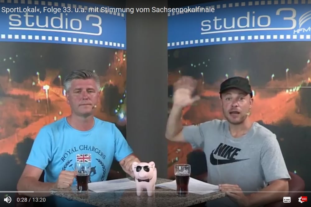 Letzte reguläre "Vorspiel"-Sendung vor der Sommerpause. Foto: Screenshot Heimspiel-TV