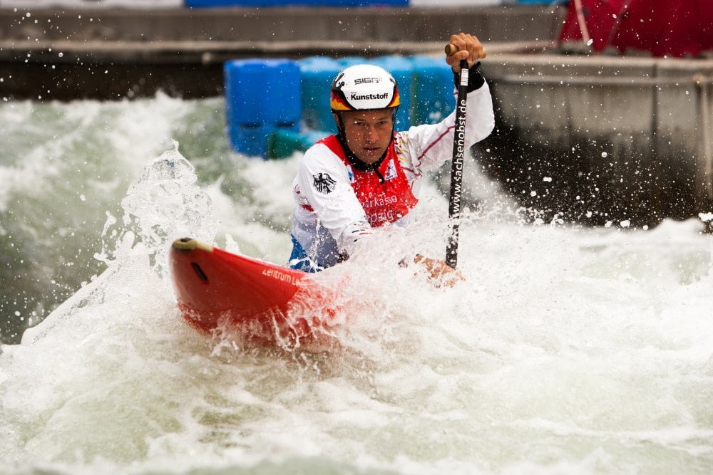 Franz Anton vom Leipziger-Kanu-Club. Foto: Kanupark Markkleeberg