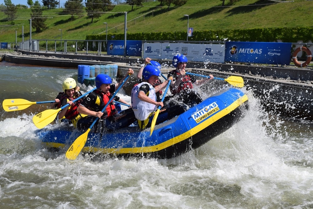 Kanurafting in Markkleeberg, Foto: MITGAS