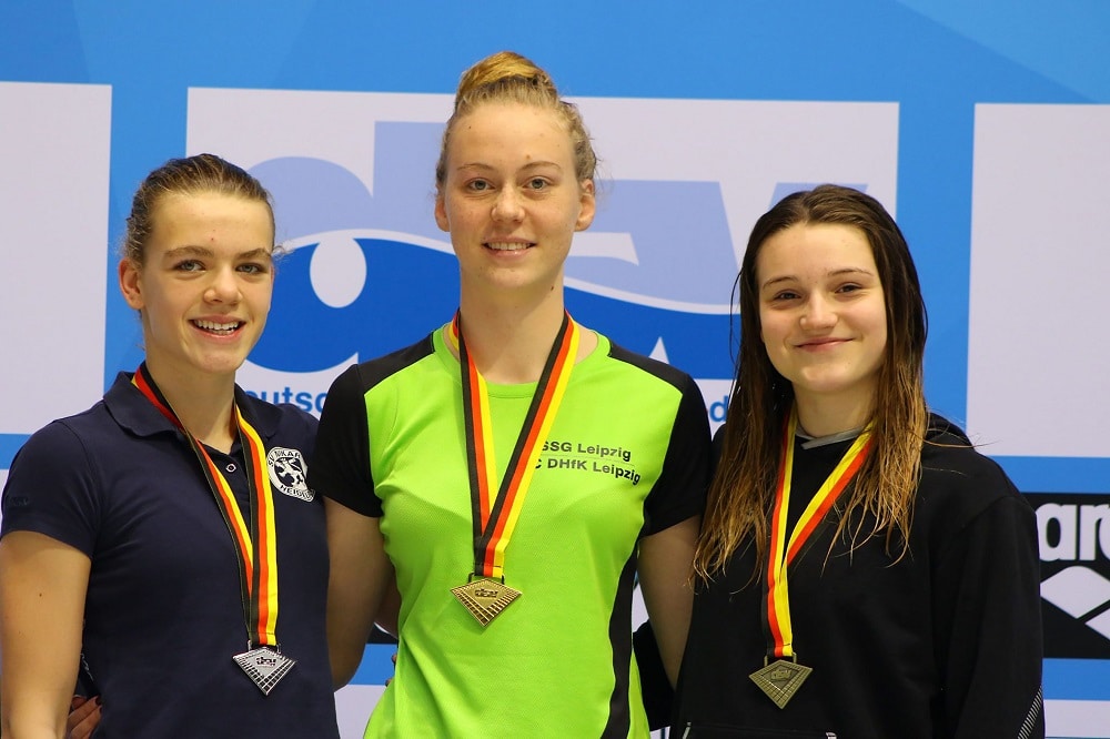 Lucie Kühn (m.), Foto: SSG Leipzig