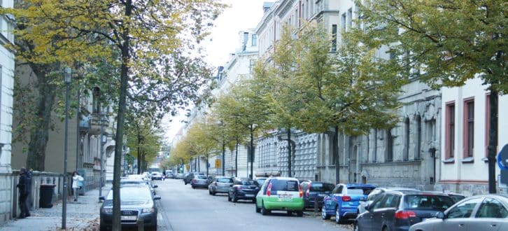 Gustav-Adolf-Straße im Waldstraßenviertel. Foto: Ralf Julke