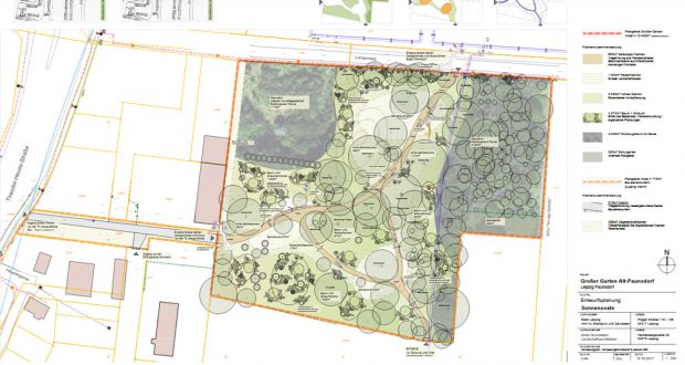 Großer Garten Paunsdorf. Karte: Stadt Leipzig, ASG