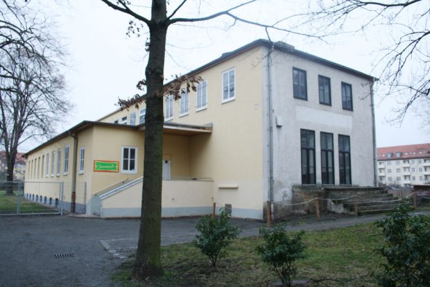 Das Vereinsheim des Kleingartenvereins Ostvorstadt in der Holsteinstraße. Foto: Ralf Julke