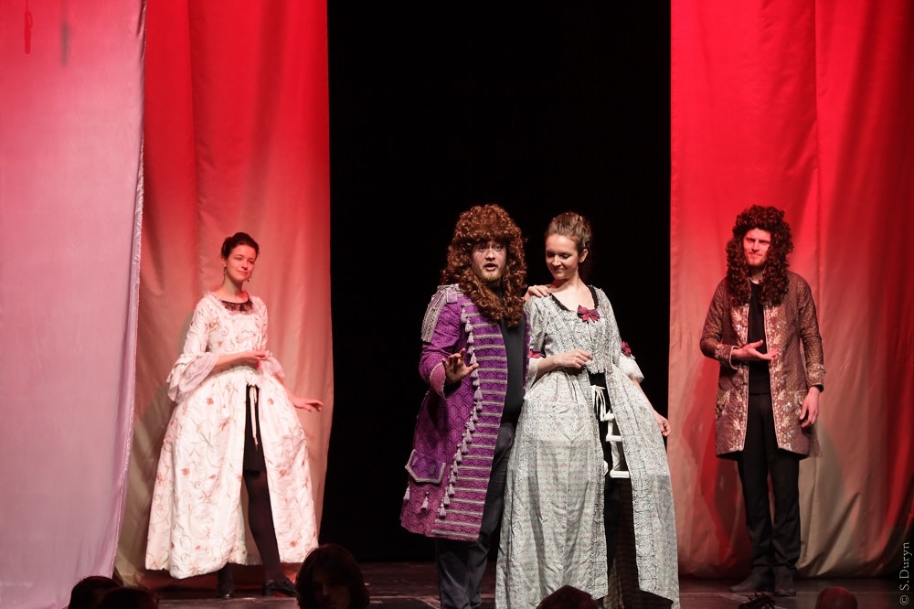 Szenenfoto aus Christoph Graupner „Bey Paucken und Trompeten Schallen“. Foto: Siegfried Duryn