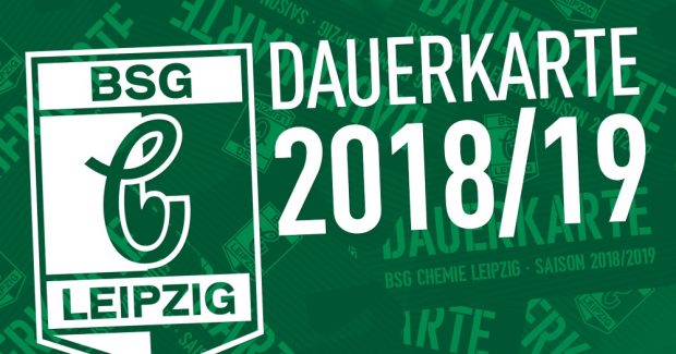 Dauerkarte BSG Chemie Leipzig 2018-2019. Foto: BSG Chemie Leipzig