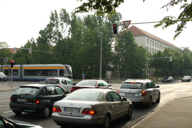 So sah die Ecke an der Delitzscher Straße noch 2015 aus ... Foto: Ralf Julke