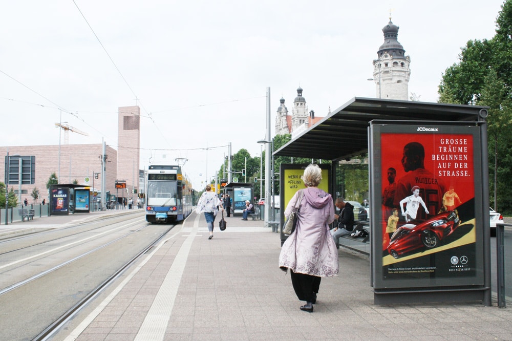 LVB-Haltestelle Wilhelm-Leuschner-Platz. Foto: Ralf Julke